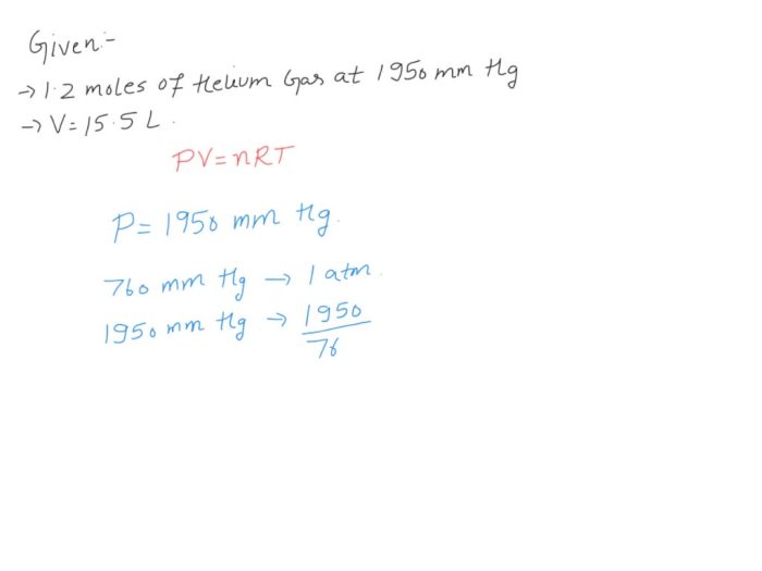 A gas occupies 900.0 ml at a temperature of 27.0